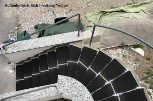 Carbon4 Sonderlösung Treppe Aussenbereich